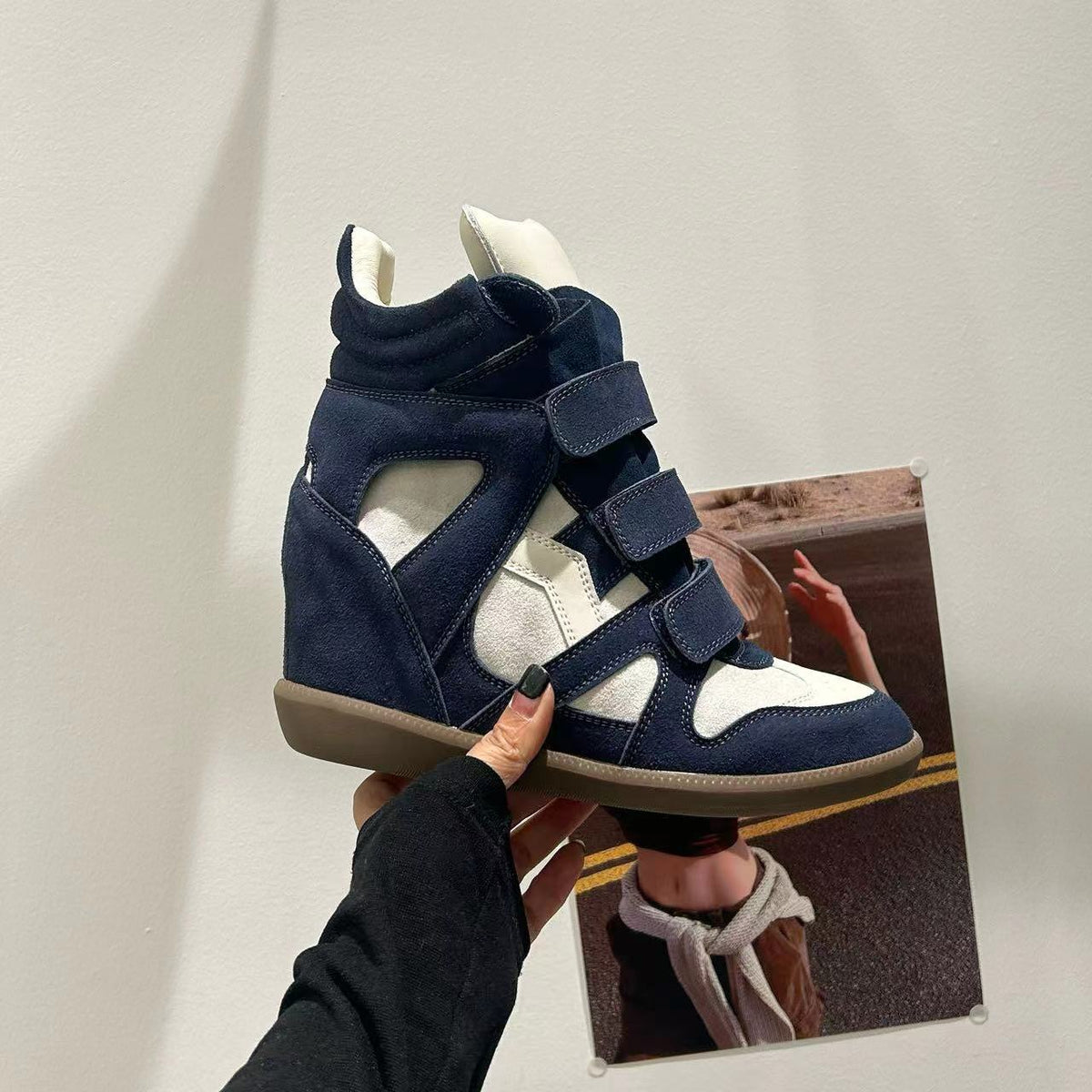 Sneaker Blau & Weiß