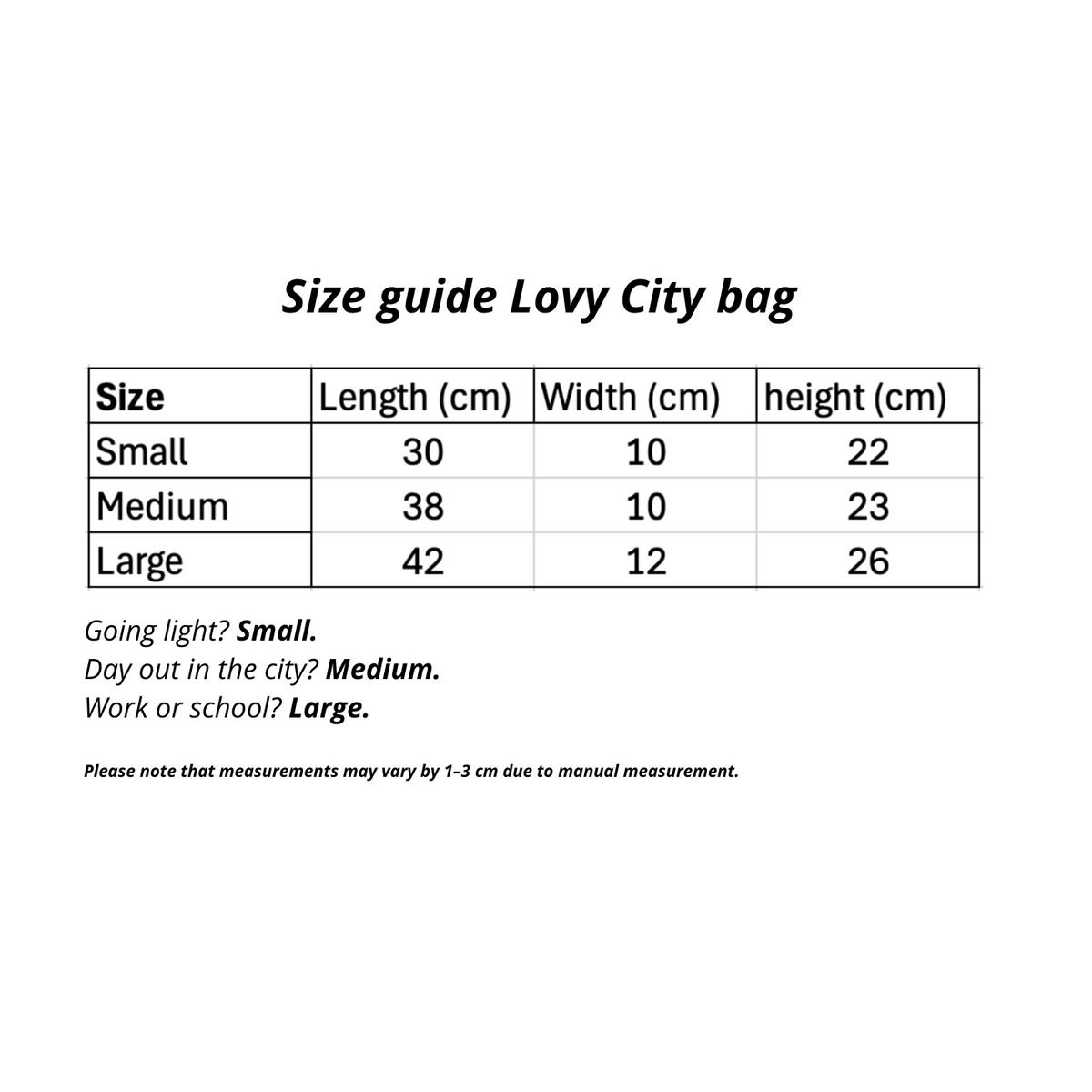 City-Tasche M/L