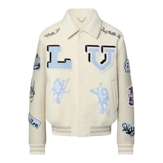 "VL" College Jacke Beige