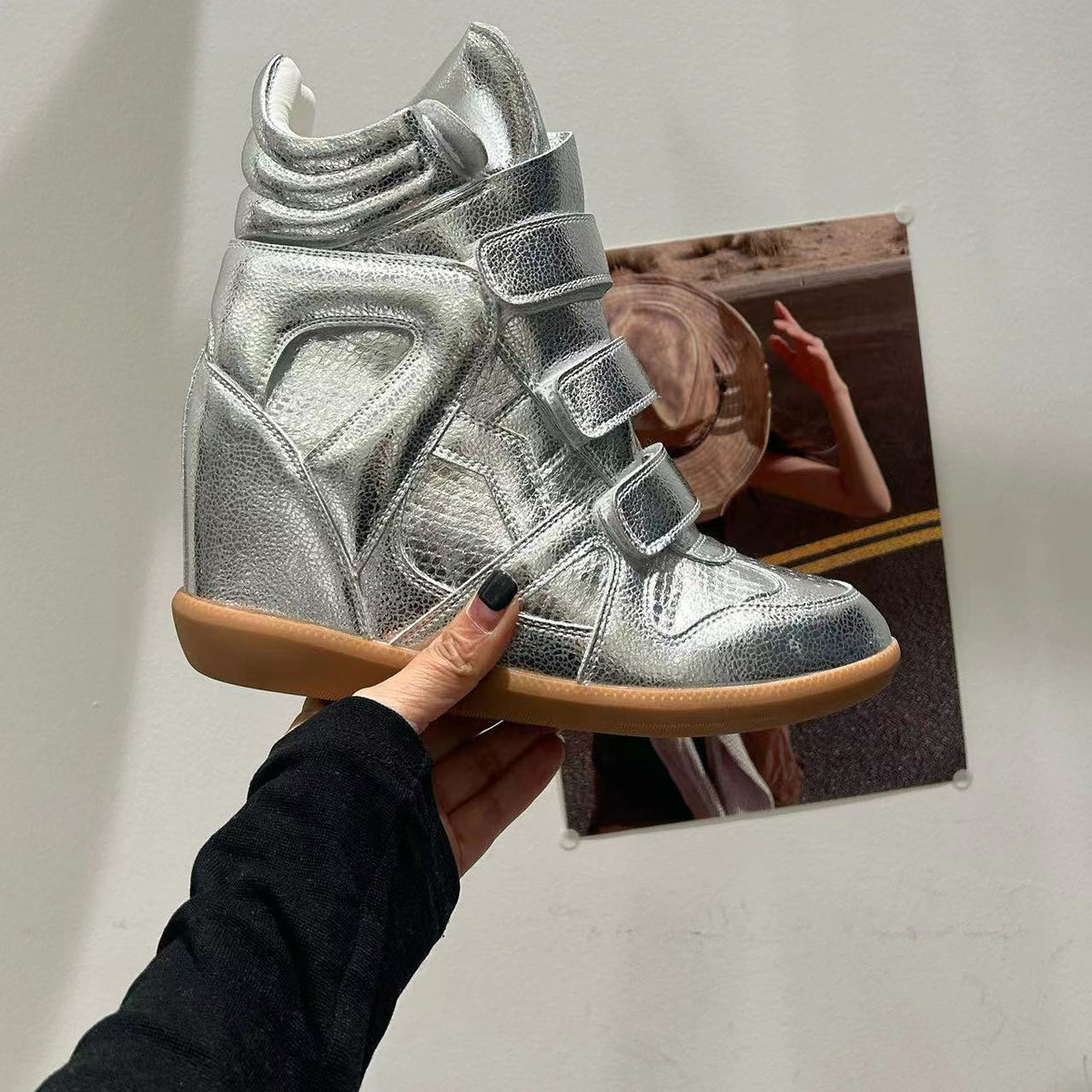 Sneaker Silber